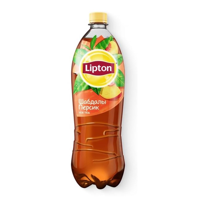 Холодный чай Lipton черный персик 1 л.